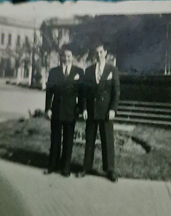El abuelo Juan María junto a su hermano Gelimer